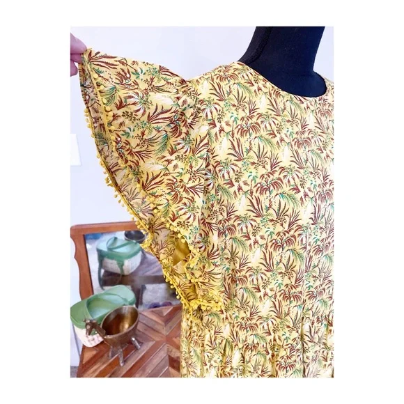 Ann Taylor Yellow Floral Maxi Dress - Picture 6 of 8